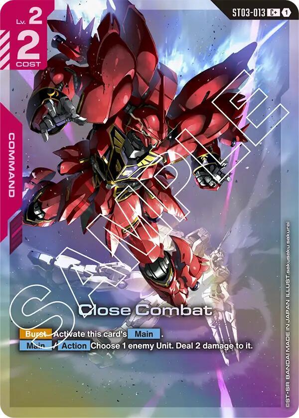 Close Combat (C+) (ST03-013) [Starter Deck 03: Zeon's Rush]