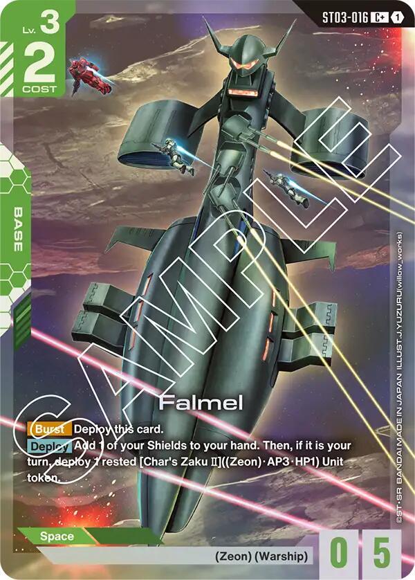 Falmel (C+) (ST03-016) [Starter Deck 03: Zeon's Rush]