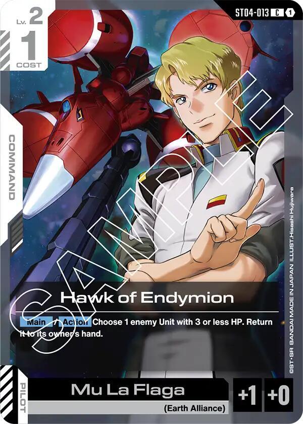 Hawk of Endymion (ST04-013) [Starter Deck 04: SEED Strike]