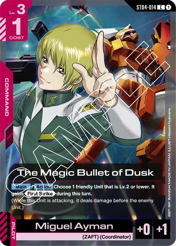 The Magic Bullet of Dusk (ST04-014) [Starter Deck 04: SEED Strike]
