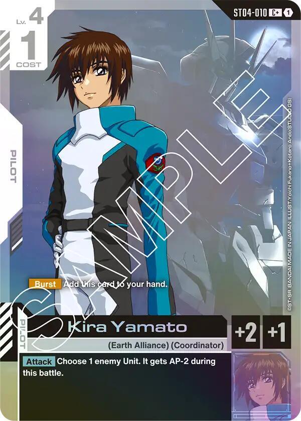 Kira Yamato (C+) (ST04-010) [Starter Deck 04: SEED Strike]