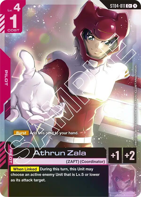 Athrun Zala (C+) (ST04-011) [Starter Deck 04: SEED Strike]