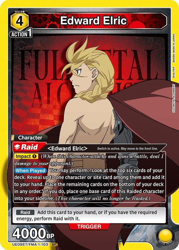 Edward Elric (103) (UE09ST/FMA-1-103) [UE09ST: FULLMETAL ALCHEMIST Starter Deck]