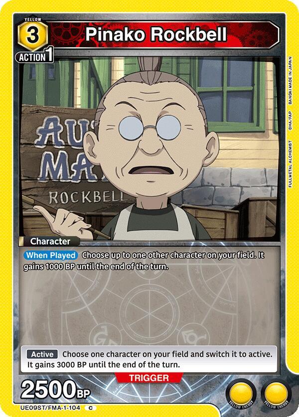 Pinako Rockbell (UE09ST/FMA-1-104) [UE09ST: FULLMETAL ALCHEMIST Starter Deck]
