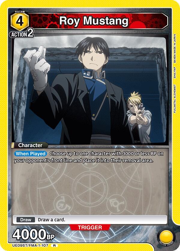 Roy Mustang (107) (UE09ST/FMA-1-107) [UE09ST: FULLMETAL ALCHEMIST Starter Deck]