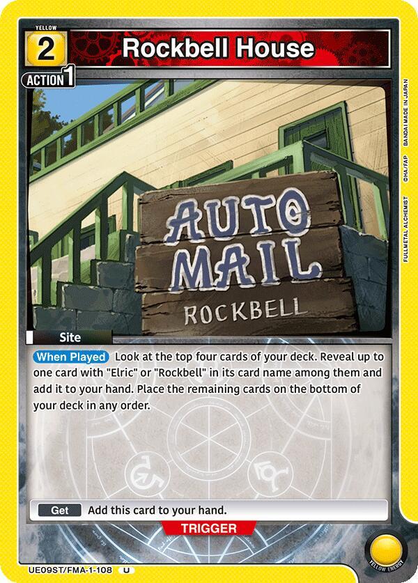 Rockbell House (UE09ST/FMA-1-108) [UE09ST: FULLMETAL ALCHEMIST Starter Deck]