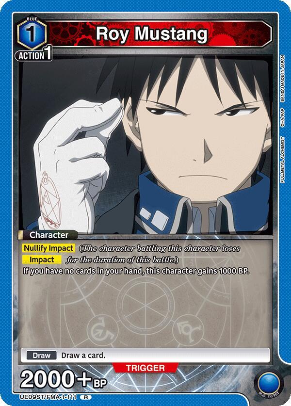 Roy Mustang (111) (UE09ST/FMA-1-111) [UE09ST: FULLMETAL ALCHEMIST Starter Deck]