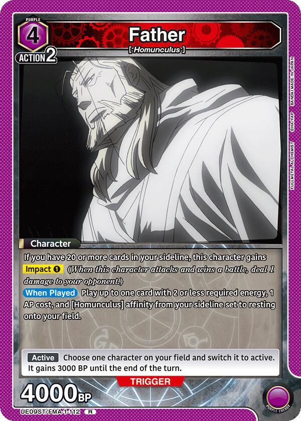 Father (UE09ST/FMA-1-112) [UE09ST: FULLMETAL ALCHEMIST Starter Deck]