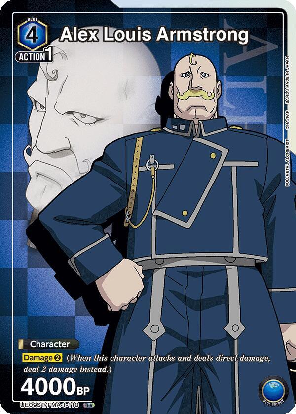 Alex Louis Armstrong (R*) (UE09ST/FMA-1-110) [UE09ST: FULLMETAL ALCHEMIST Starter Deck]