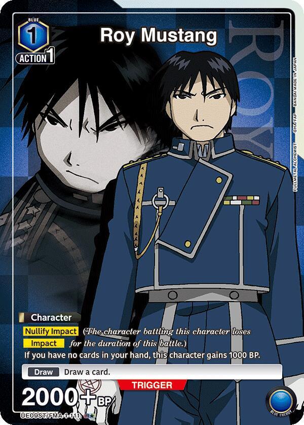 Roy Mustang (111) (R*) (UE09ST/FMA-1-111) [UE09ST: FULLMETAL ALCHEMIST Starter Deck]