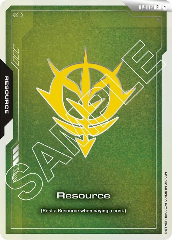Resource (RP-012) (Zeon Force) (RP-012) [Promotional Resource Tokens]