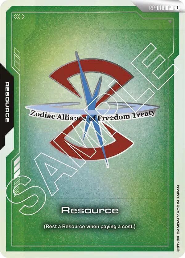 Resource (RP-018) (ZAFT) (RP-018) [Promotional Resource Tokens]