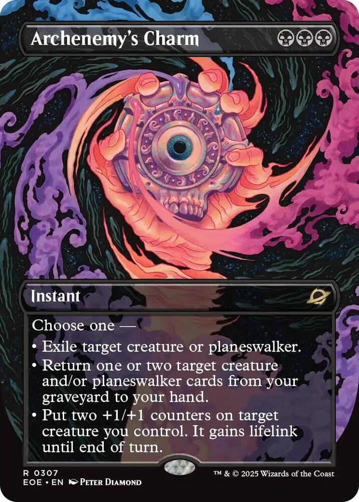 Archenemy's Charm (Borderless) [Edge of Eternities]