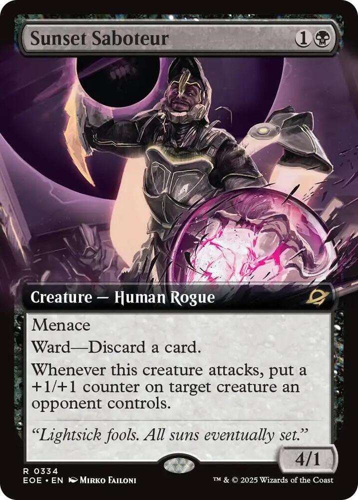 Sunset Saboteur (Extended Art) [Edge of Eternities]
