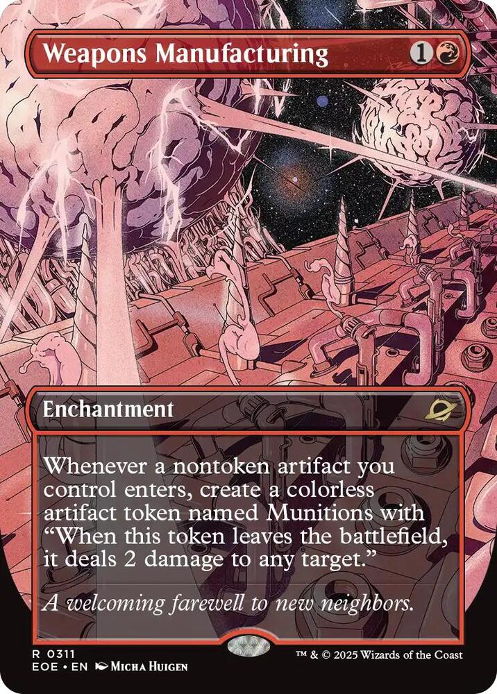 Weapons Manufacturing (Borderless) [Edge of Eternities]