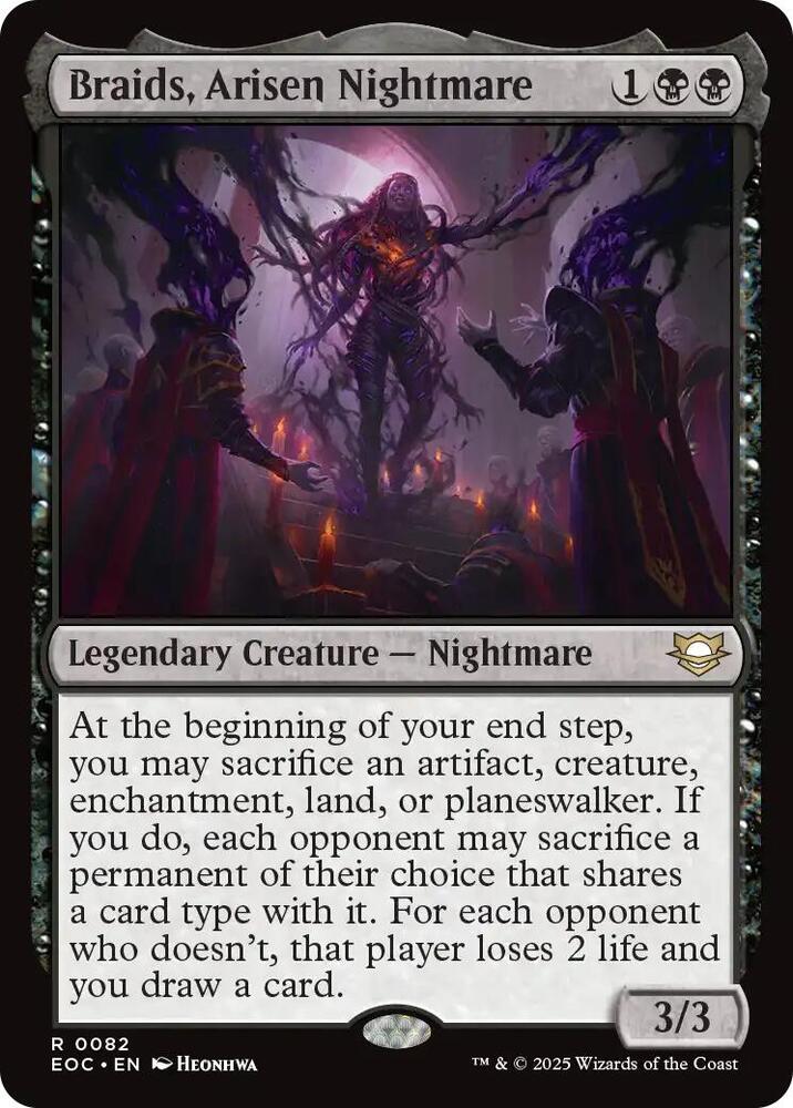 Braids, Arisen Nightmare [Edge of Eternities Commander]