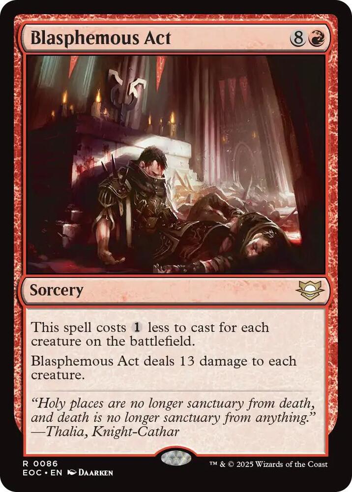 Blasphemous Act [Edge of Eternities Commander]
