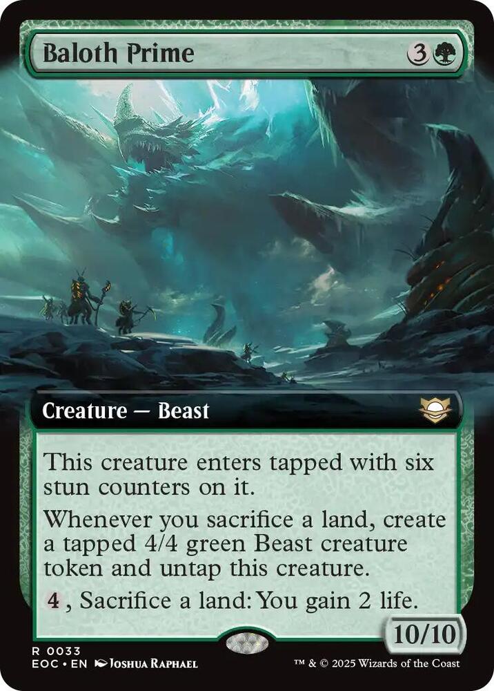 Baloth Prime (Extended Art) [Edge of Eternities Commander]
