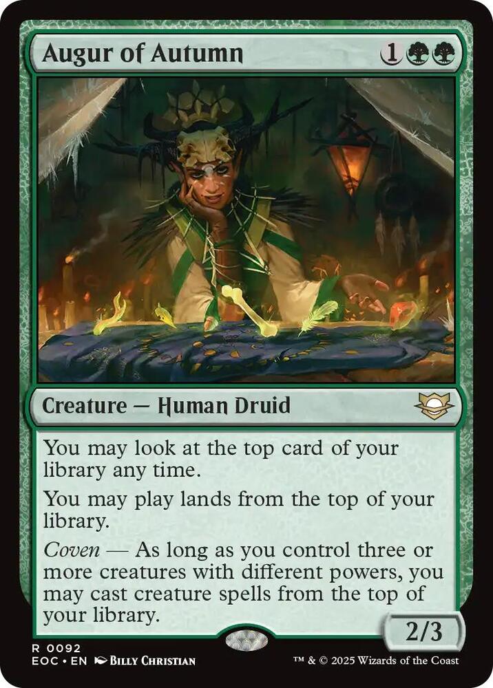 Augur of Autumn [Edge of Eternities Commander]