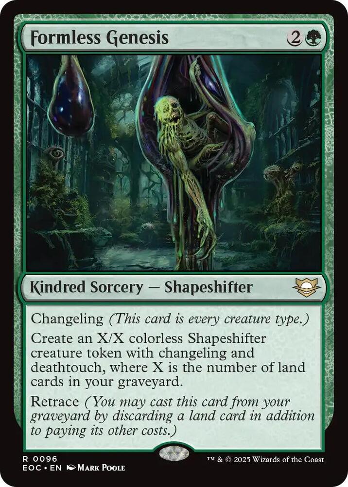 Formless Genesis [Edge of Eternities Commander]