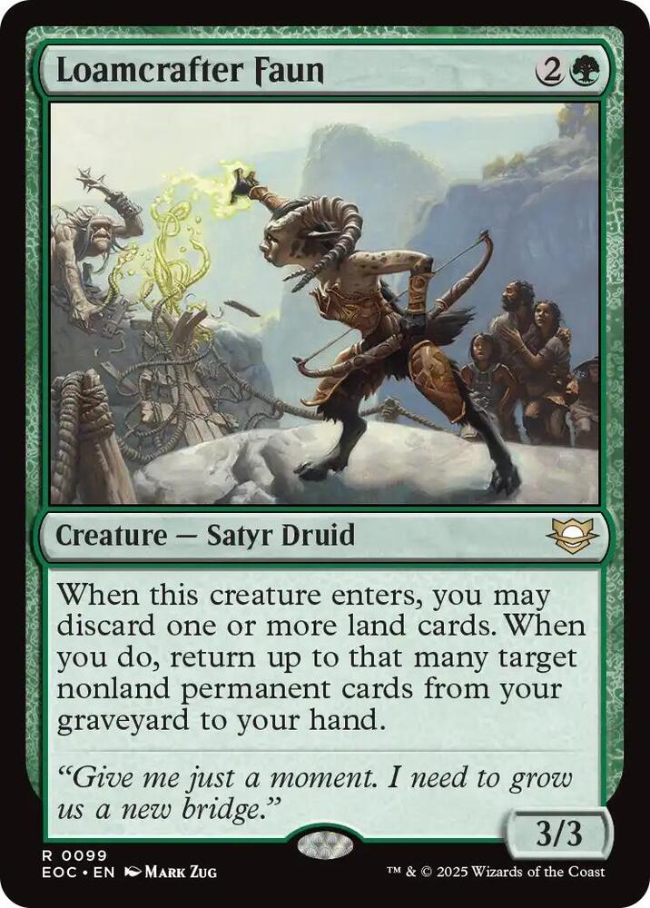 Loamcrafter Faun [Edge of Eternities Commander]