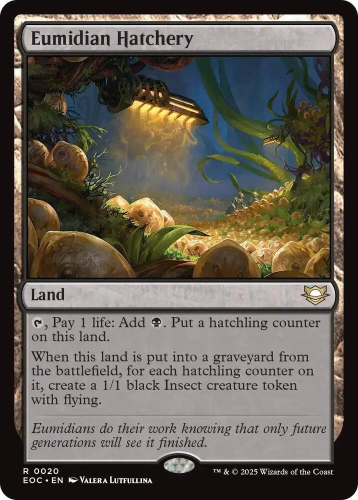 Eumidian Hatchery [Edge of Eternities Commander]