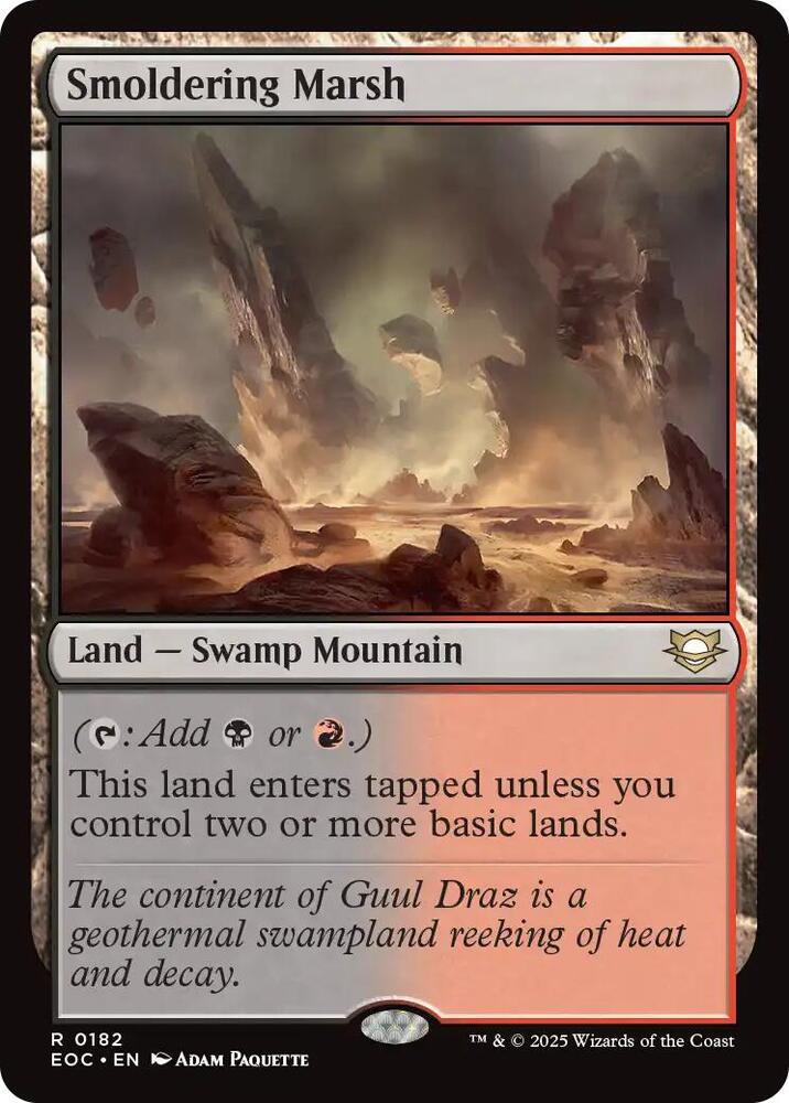 Smoldering Marsh [Edge of Eternities Commander]