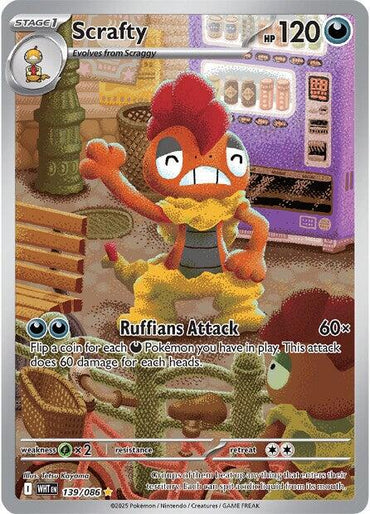 Scrafty (139/086) [Scarlet & Violet: White Flare]