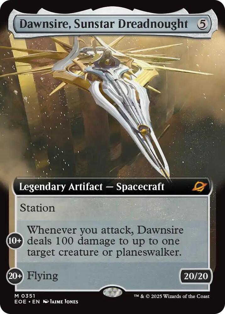 Dawnsire, Sunstar Dreadnought (Extended Art) [Edge of Eternities]