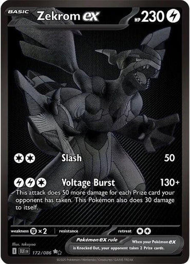 Zekrom ex (172/086) [Scarlet & Violet: Black Bolt]