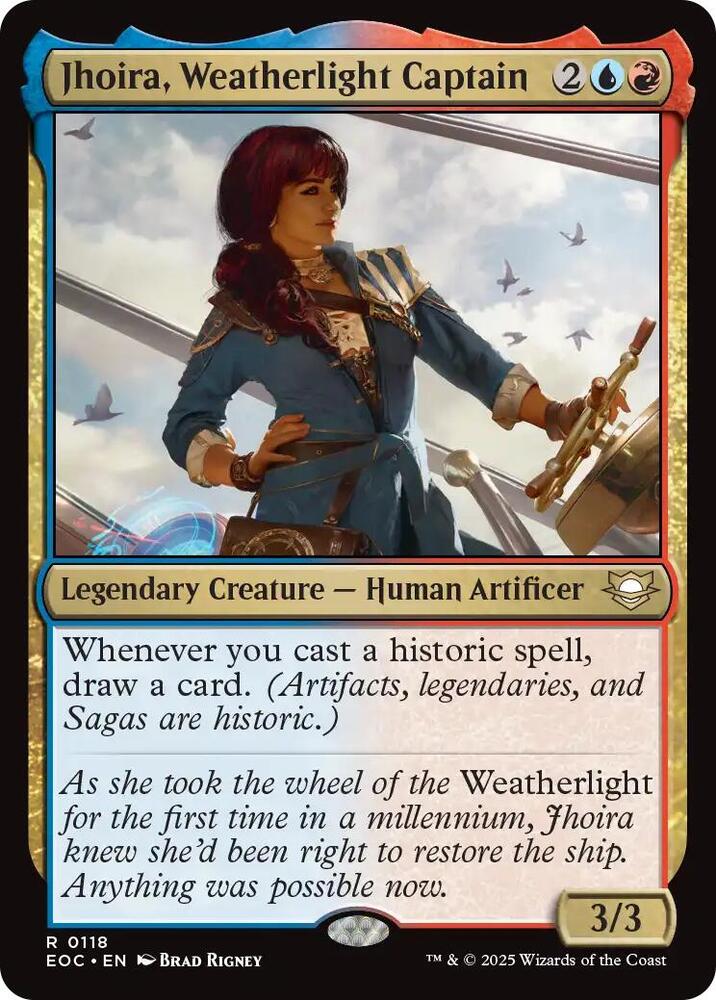 Jhoira, Weatherlight Captain [Edge of Eternities Commander]