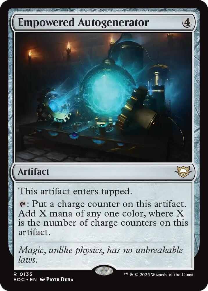 Empowered Autogenerator [Edge of Eternities Commander]