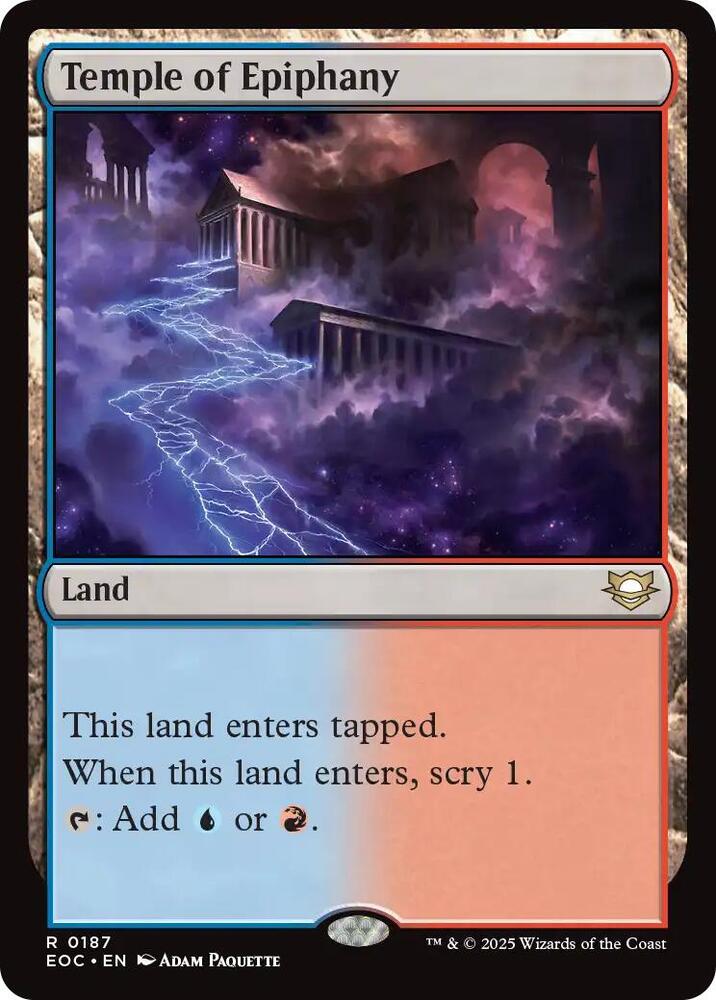 Temple of Epiphany [Edge of Eternities Commander]