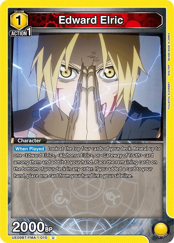 Edward Elric (010) (UE09BT/FMA-1-010) [UE09BT: FULLMETAL ALCHEMIST]