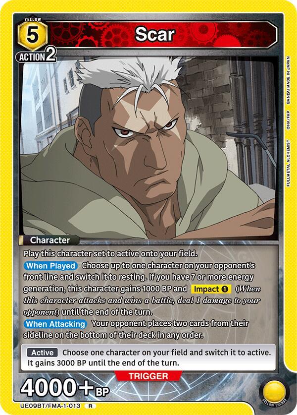Scar (UE09BT/FMA-1-013) [UE09BT: FULLMETAL ALCHEMIST]