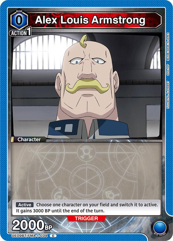 Alex Louis Armstrong (034) (UE09BT/FMA-1-034) [UE09BT: FULLMETAL ALCHEMIST]