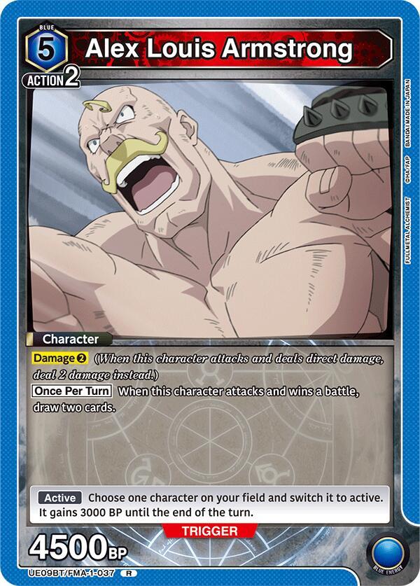 Alex Louis Armstrong (037) (UE09BT/FMA-1-037) [UE09BT: FULLMETAL ALCHEMIST]