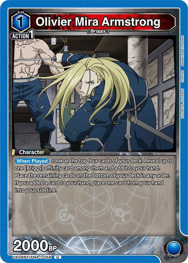 Olivier Mira Armstrong (058) (UE09BT/FMA-1-058) [UE09BT: FULLMETAL ALCHEMIST]