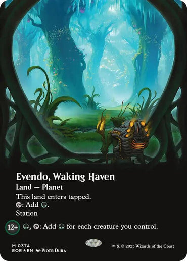 Evendo, Waking Haven (Borderless) (Galaxy Foil) [Edge of Eternities]