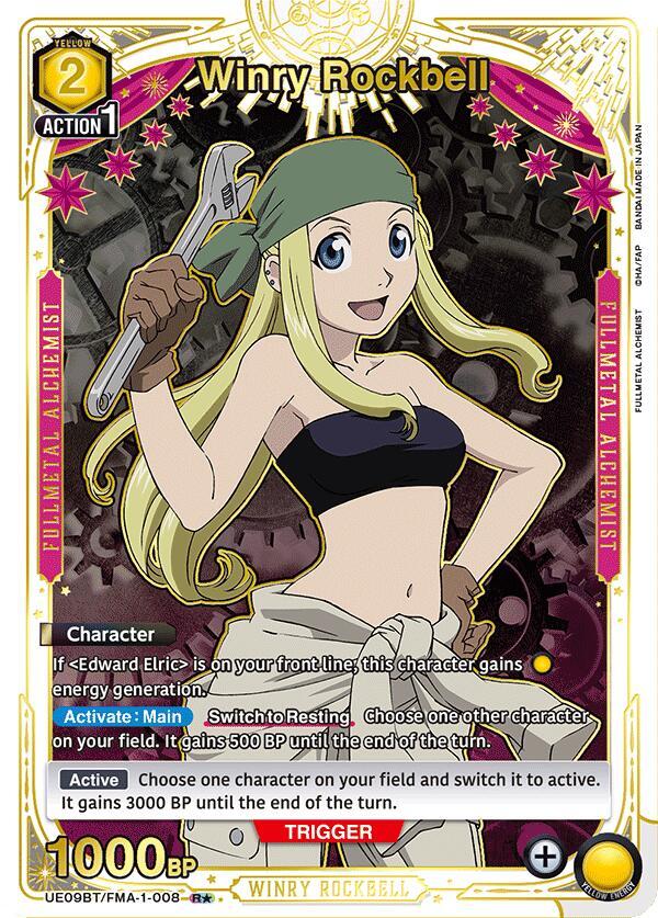 Winry Rockbell (008) (R*) (UE09BT/FMA-1-008) [UE09BT: FULLMETAL ALCHEMIST]