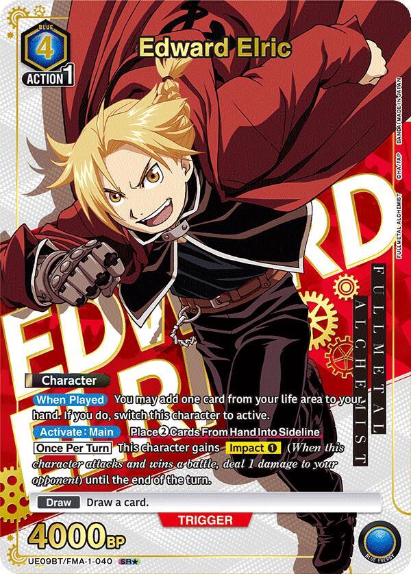 Edward Elric (040) (SR*) (UE09BT/FMA-1-040) [UE09BT: FULLMETAL ALCHEMIST]