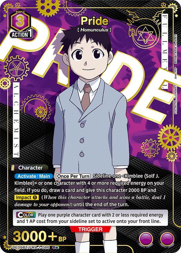 Pride (086) (R*) (UE09BT/FMA-1-086) [UE09BT: FULLMETAL ALCHEMIST]