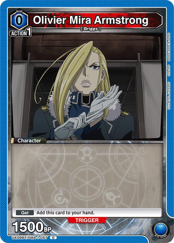 Olivier Mira Armstrong (057) (Box Topper Foil) (UE09BT/FMA-1-057) [UE09BT: FULLMETAL ALCHEMIST]