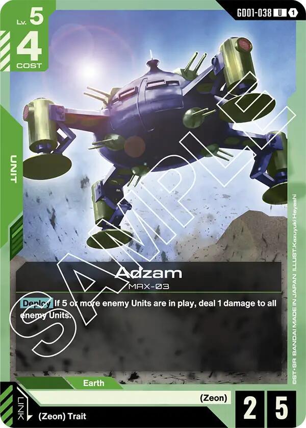 Adzam (GD01-038) [Newtype Rising]