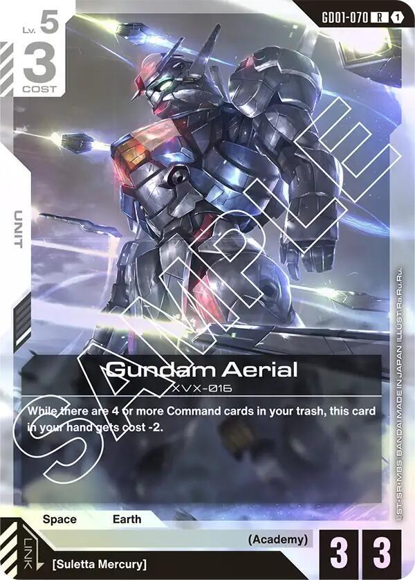 Gundam Aerial (GD01-070) [Newtype Rising]