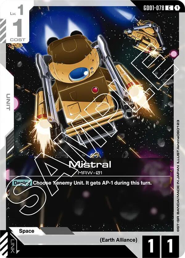 Mistral (GD01-078) [Newtype Rising]