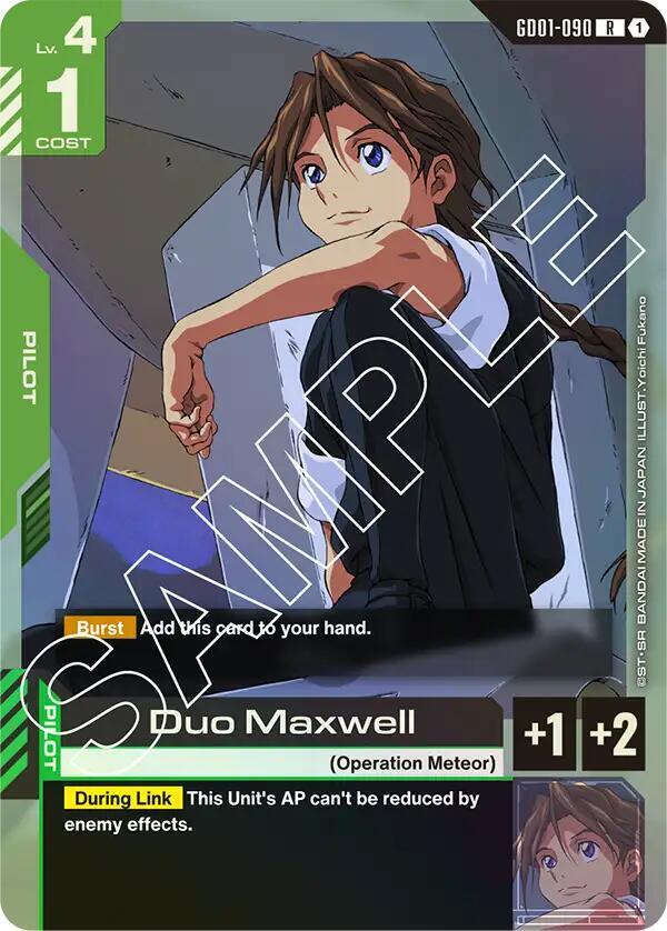 Duo Maxwell (GD01-090) [Newtype Rising]