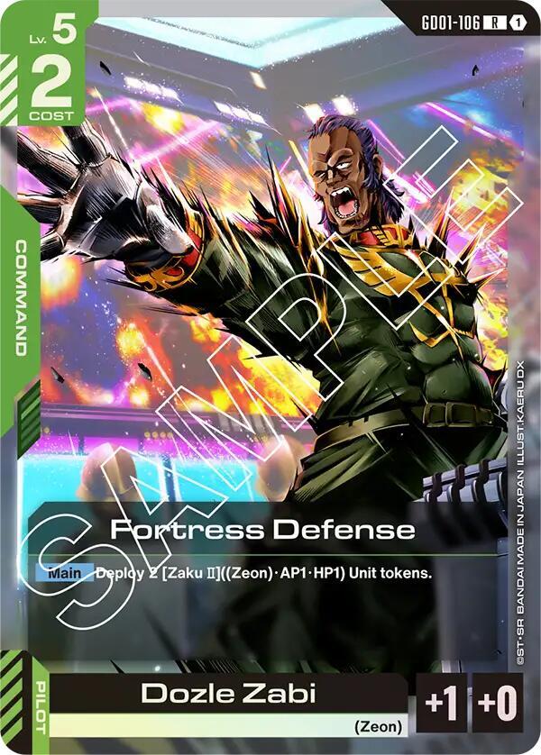 Fortress Defense (GD01-106) [Newtype Rising]