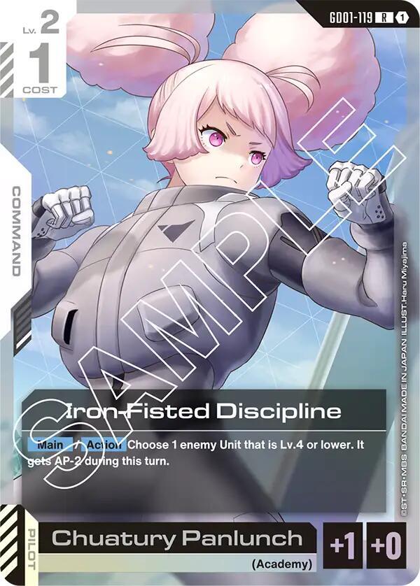 Iron-Fisted Discipline (GD01-119) [Newtype Rising]