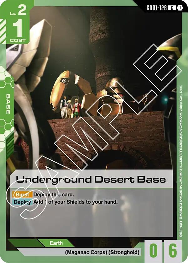 Underground Desert Base (GD01-126) [Newtype Rising]